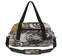 Steam Punk Machine Gear - Bolsa de lona para niños, niñas, adolescentes, deportes, gimnasio, viajes, gimnasia, baile, ballet, multicolor