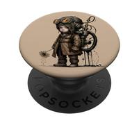 Steam Punk Retro Design Victoriano Fantasía Niño Steampunk PopSockets PopGrip Adhesivo
