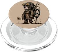 Steam Punk Retro Design Victoriano Fantasía Niño Steampunk PopSockets PopGrip para MagSafe
