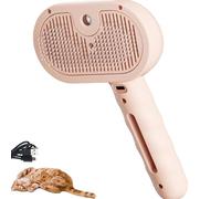 Steam Pup Brush, Roverrituals Steamup Brush, Steam-Powered Pet Grooming Brush, 3-In-1 Detanglings, Massage& Deshedding, Tool For Dogs And Cats (Pink)