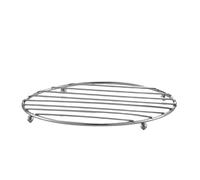 Steam Rack for Pot, Heat-Resistant Stainless Steel Holder, Square/Round Pot Stand, Anti-Scalding Metal Table Protector, Insulated Dish Mat, Ideal for Hot Pots, Pans, Cooking, and Baking