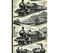Steam & Steel: A Train Enthusiast’s Notebook: Blank Lined Journal for Locomotive Fans