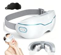 Steam Therapy Mask Eye Steamer for Dry Eye, Steam Eye Mask with Heat and Cooling Nano Mist, 2 Levels Eye Massager, Warm Compress Eye Care for Dry Eyes, Puffiness, Dark Circles Relief (A2)
