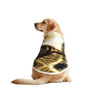 Steam Train - Chaleco para perro, transpirable, refrescante, para perros grandes, protección solar, uso cómodo para Golden Retriever, Husky, Alaska, actividades al aire libre, talla 4XL