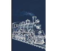 Steam Train Enthusiast Notebook: Vintage Locomotive Journal for Train Lovers
