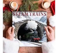 Steam Train Planner 2026 - Locomotive Theme, Monthly Layout, Paper Calendar, Full Year January December Coverage Feature | Classic Railway Visual Design, Scheduling Organization Aid Decorative Wall