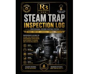 Steam Trap Inspection Log: Professional Record Book for Steam Trap Inspections, Condition Monitoring, Performance Verification, Leak Detection, ... Tracking, and Operational Documentation
