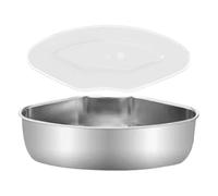 Steam Tray- Pot Steaming Grid Tray | Insert Pot Food Holder, 52g Stainless Steel Fan-Shaped Steaming Grid, Rice Steaming Tool With Lid, Insert Pot Food Holder, Steamer Cookers For Rice Cooker