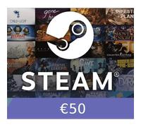 Steam Wallet Card €50 EU Activation Code