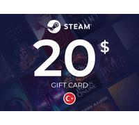 Steam Wallet Gift Card 20 USD Key - TURKEY
