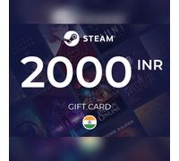 Steam Wallet Gift Card 2000 INR Key - INDIA