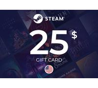 Steam Wallet Gift Card 25 USD Key - UNITED STATES