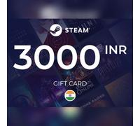 Steam Wallet Gift Card 3000 INR Key - INDIA