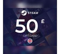 Steam Wallet Gift Card 50 GBP Key - UNITED KINGDOM