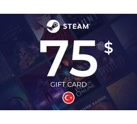 Steam Wallet Gift Card 75 USD Key - TURKEY