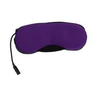 Steam Warm - Máscara de ojos recargable con calefacción por USB, protección para dormir, alivio de las ojeras, mejora la sangre (morado, 16 x 8 x 1 cm)