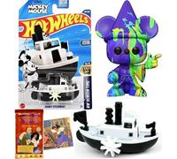 Steamboat Mickey Mouse Car Disney Boat con Art Fantasia Sorecerer Mickey Pop Culture Personaje con jorobado de Notre Dame