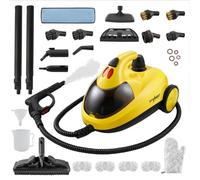 Steambot Limpiador a vapor con potente limpieza profunda 28 en 1 para el hogar, suelos, coches, azulejos, lechada, horno, arboleda, estufa, pared y ventana en cocina, sala de estar, baño, limpieza de