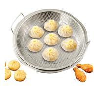 Steamer Basket, Stainless Steel Rust Proof Cooking Basket, Adjustable Kitchen Steamer for Vegetables Meal Prep Eggs Fish Dumplings, Healthy Cooking Tool for Home Apartment Family Meal Preparation