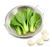 Steamer Basket, Stainless Steel Rust Proof Cooking Basket, Adjustable Kitchen Steamer for Vegetables Meal Prep Eggs Fish Dumplings, Healthy Cooking Tool for Home Apartment Family Meal Preparation