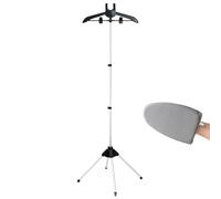 Steamer Hanger Stand, Ironing Glove, Handheld Steamers Stande | Handhelde Garment Steamr Rack | Plegable Fabric Care Tool with Iroing Gloe Versatile for Wedding Dresses Jacket Pants Suit Gown T-Shirt