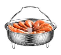 Steamer Insert - 304 Stainless Steel 14 18 22 Cm | Vegetable Steamer Basket | Heat Resistant Colander With Handle Metal Strainer Insert Food Steaming Rack For Eggs Meat Pasta Dessert Rice