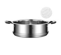 Steamer Pot Grate, Cooking Steam Drawer, Strong Kitchen Cookware, Even Heat Circulation, Easy to Insert Remove and Clean, for Everyday Meals Seafood Buns Eggs Pastries Soup Home Use, 7.87 Inches
