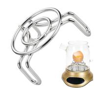 Steamer Rack Pots - Egg Steaming Holder for Kitchen Use | Heat Resistant Wire with Grid Design, Mini Stainless Steel Cooking Stand, Compact Support for Vegetables Meats Desserts
