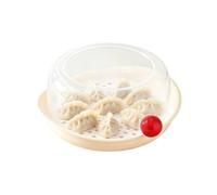 Steamers for Cooking - Reusable Food-Grade Container, Microwave Bowl, White | Kitchen Steamer Accessory, Reusable Container, Lidded Bowl, Keeps Food Moist, Microwave Vegetable Steamer, Potato Seafood, Fo