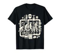 Steamfitter Evolution Funny Pipefitter Trades Gráfico Camiseta