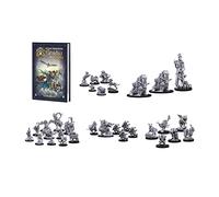 Steamforged Games Animal Adventures - Libro de fuentes de mar lejano con 10 mapas de batalla con miniaturas: Raiders of the Lost Coast, Time in a Bottle, animales, gatos y perros del mar lejano (6 artículos)