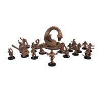 Steamforged Games Encuentros épicos Cámara del Pueblo Serpiente Minis detallados