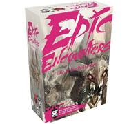 Epic Encounters: Lair of The Red Dragon RPG Juego de Mesa de fantasía con Enorme Miniatura de Jefe, tapete de Juego de Doble Cara y Libro de Aventuras Game Master con estadísticas de Monstruos,