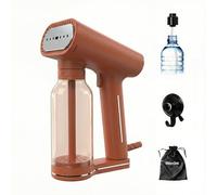 STEAMONE - Vaporizador 2000 W, 30 g/min - Plancha portátil - Capacidad 400 ml - Elimina el 99,99% de las impurezas - Listo en 30 s - Cable de 3 m - Formato compacto - KARL XL - RUST400