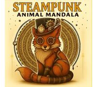 Steampunk Animal Mandala: Coloring Book Intricate Designs with Mechanical Animals for Adults - Vol. 1 Stress Relief Edition