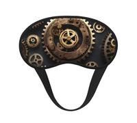 Steampunk - Antifaz para dormir con estampado de engranajes para dormir de lado, bonita máscara opaca para el hogar o viajes