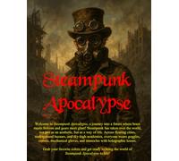 Steampunk Apocalypse: Explore 60 pages of intricate Steampunk fashion in this unique coloring book. Gears, corsets, top hats, and Victorian flair await your creativity in every detailed design!