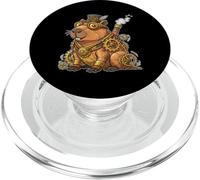 Steampunk Capibara Steam Punk Capibara Vintage PopSockets PopGrip para MagSafe