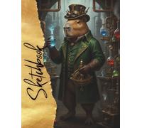 Steampunk Capybara Alchemist Sketchbook: Retro Mechanical Fantasy Notebook Blank Sketchbook for Artists, Inventors, and Creative Minds (Vintage Steampunk Animal Series)