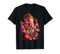 Steampunk Hindú Ganesha Puja Elefante Meditación Yoga Murti Camiseta