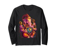 Steampunk Hindú Ganesha Puja Elefante Meditación Yoga Murti Manga Larga