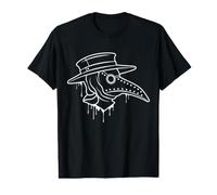 Steampunk Horror Tarot Vintage Pestilence Plague Camiseta gráfica económica
