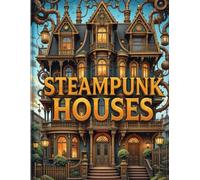 Steampunk Houses: Fantastical Victorian Homes with Clockwork Details and Mechanical Designs (Steampunk Art & Architecture Coloring Book Series)