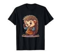 Steampunk Mecánico Erizo Pequeño Ingeniero Camiseta