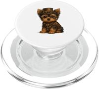 Steampunk Puppies, Regalo para Amantes de los Perros Yorkshire Terrier Yorkie PopSockets PopGrip para MagSafe