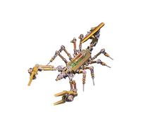 Steampunk Scorpion - Rompecabezas de metal 3D, modelo mecánico de insectos para Cyberpunk, arte de exhibición articulado, proyecto de construcción avanzado para adolescentes y adultos coleccionistas