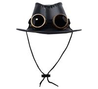Steampunk Top Hats, Top Hat Accessories, Fashion Costume Gear For Cosplay Events Parties, Vintage Goggles Decor, Usage In Festival Masquerade Theater Holiday Show Dress Up Men Women, 22.05x22.83 in