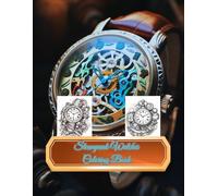 Steampunk Watches Coloring Book: Creative Expression and Self Confidence also Relaxation for Adults 80 Pages 8.5 * 11