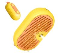Steamy Brush Cats, Electric Pet Spray Comb, 2.6x2.13x5 Inches, Anti Static Steamers Brush, Hair Removal Comb with Built in Steamer for Cat Grooming (Multicolor)