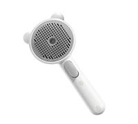 Steamy Brush, Grooming Comb with Built-in Spray Steamer, Stainless Steel Hair Removedor Tool, Ergonómico sin deslizamiento, Multiusos Pet Brush for Long and Short Hair